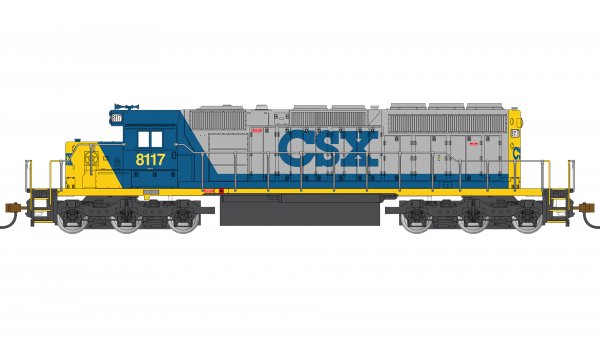 (image for) EMD SD40-2 - CSX® #8117 (Bright Future)