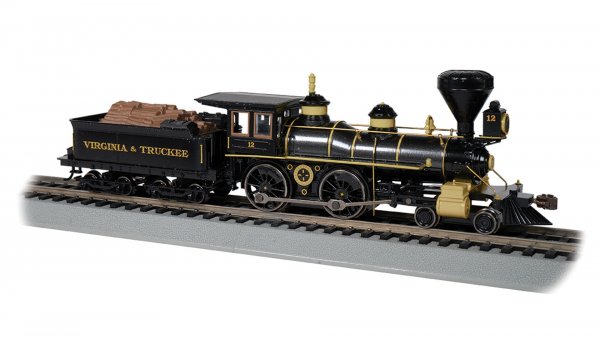 (image for) 4-4-0 American - Virginia & Truckee #12 "Genoa" w/ Wood Load (DCC Sound Value)