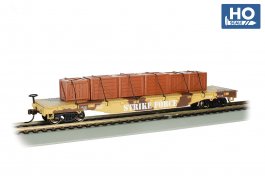 Desert Camouflage with Crates - 52' Flatcar