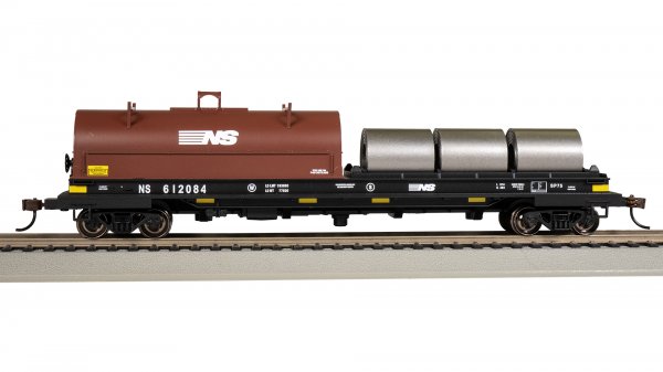 (image for) 55' Steel Coil Car - Norfolk Southern #612084 (with load)