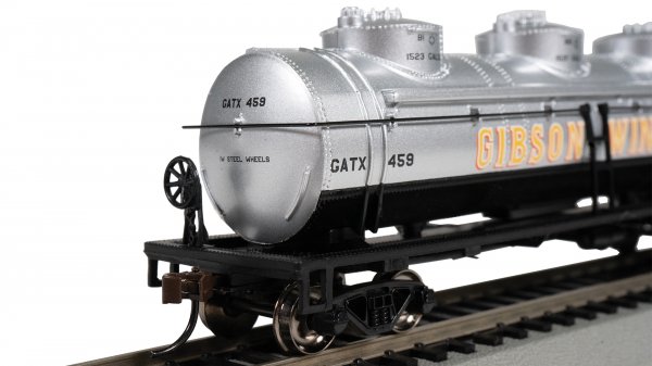 (image for) 40' Three-Dome Tank Car - Gibson Wine Co. #459