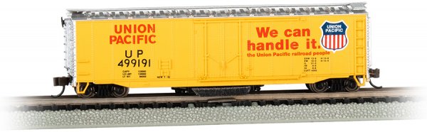 (image for) UP® #499191 - Track-Cleaning 50' Plug-Door Box Car (N Scale)