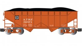 (image for) Two Bay Offset Hopper - Santa Fe #180874