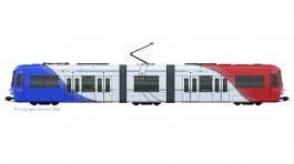 (image for) Siemens S70 Light Rail Vehicle - Utah Transit Authority Trax #1125