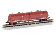 (image for) 55' Steel Coil Car with Coil Load - Conrail #628021 with Angled Hood