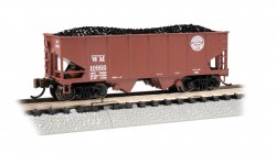 USRA 55-Ton 2-Bay Hopper - Western Maryland® #10956