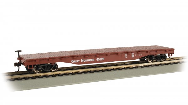 (image for) Great Northern - 52' Flat Car (HO Scale)