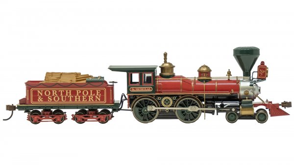 (image for) 4-4-0 American - North Pole & Southern® #1 (with Wood Load)