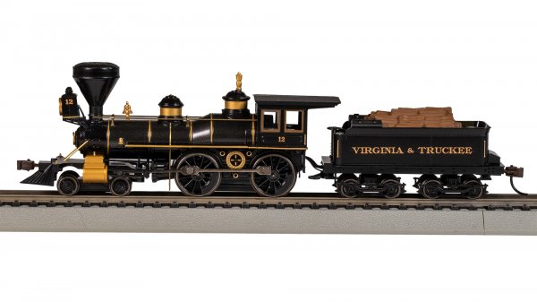 (image for) 4-4-0 American - Virginia & Truckee #12 "Genoa" w/ Wood Load (DCC Sound Value)