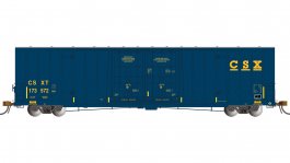 (image for) National Steel Car 60'9" Hi-cube - CSX® #173572