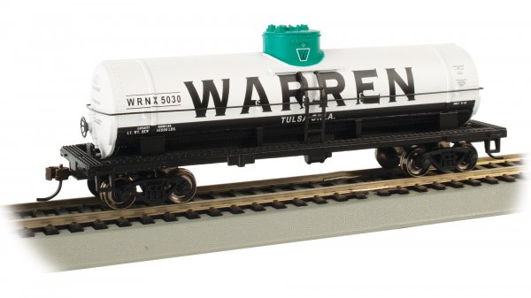 (image for) 40' Single-Dome Tank Car - Warren Petroleum #5030