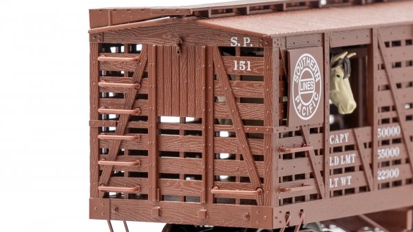 (image for) Animated Stock Car - Southern Pacific™ with Horses