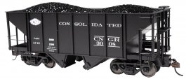 Consolidated Narrow Gauge RR #3008 - 2-Bay Steel Hopper