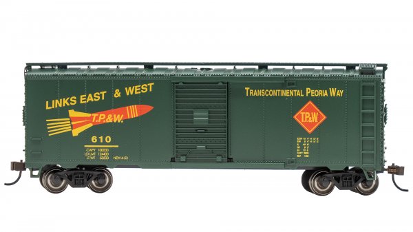 (image for) 40' Box Car - Toledo, Peoria & Western #610