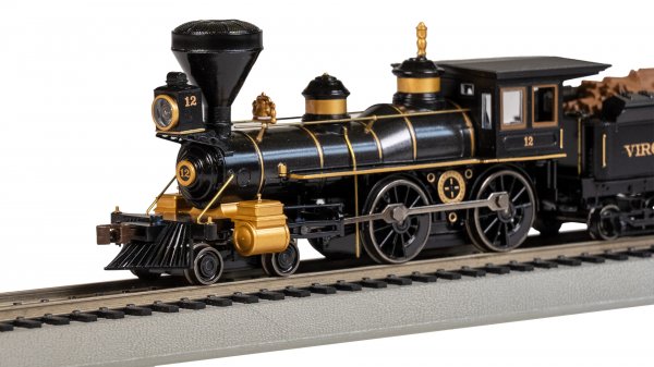 (image for) 4-4-0 American - Virginia & Truckee #12 "Genoa" w/ Wood Load (DCC Sound Value)