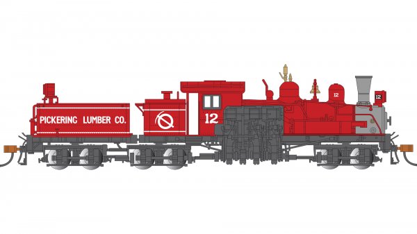 (image for) 80-Ton Three-Truck Shay - Pickering Lumber Co. #12