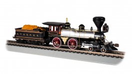 (image for) 4-4-0 American - Santa Fe #91 with Wood Load