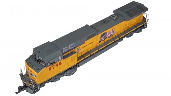 (image for) GE Dash 9 - Union Pacific® #9798 (modern-era yellow sill)