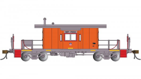 (image for) Bay Window Transfer Caboose - Union Pacific® #MP 7504 (Maintenance of Way)