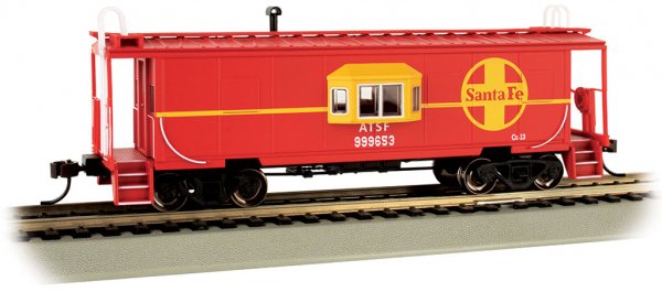 (image for) Santa Fe - Bay-Window Caboose (HO Scale)