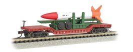 52' Center-Depressed Flat Car with Missile