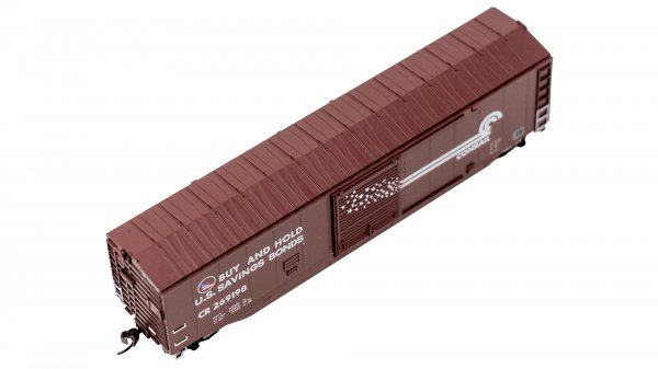 (image for) 50' Sliding Door Boxcar (US Saving Bonds) - Conrail #269198 (without roofwalk)