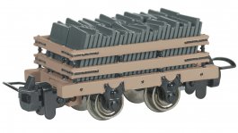 (image for) Narrow Gauge Slate Wagon with Load - Tan