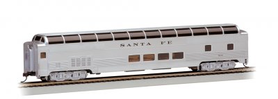 Santa Fe - 85' BUDD Full Dome (HO Scale)