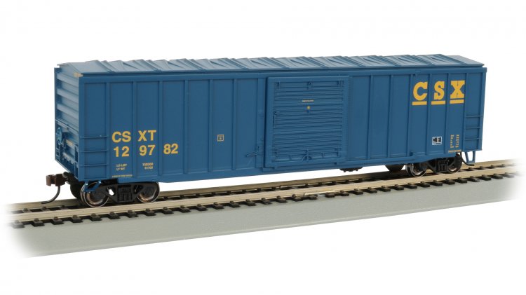 (image for) 50' Outside Braced Box Car with Flashing End of Train Device - CSX® - Click Image to Close