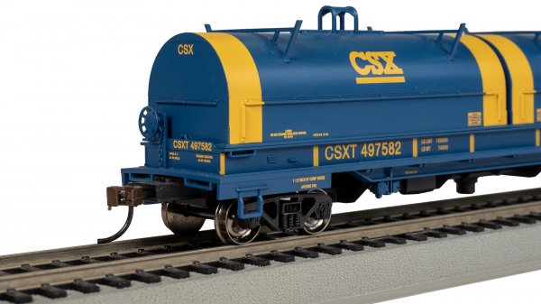 (image for) 55' Steel Coil Car - CSX® #497582 (with load)