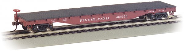 (image for) Pennsylvania - 52' Flat Car (HO Scale)
