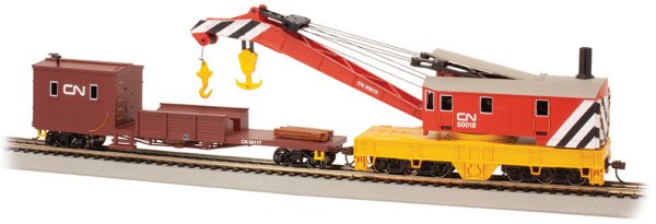 (image for) 250-Ton Steam Crane & Boom Tender - Canadian National