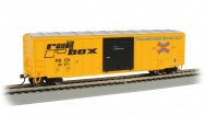 (image for) 50' Outside Braced Box Car with Flashing End of Train Device - Railbox #32271