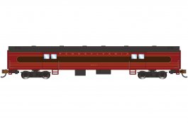 (image for) 72ft Smooth-Sided Baggage Car - Pennsylvania #6051