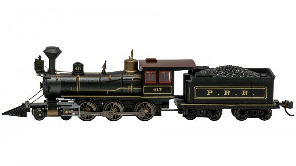 (image for) 19th Century 4-6-0 - Pennsylvania #417 with Coal Load