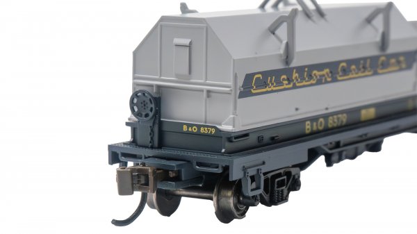 (image for) 55' Steel Coil Car with Coil Load - BALTIMORE & OHIO® #8379 with ANGLED HOOD