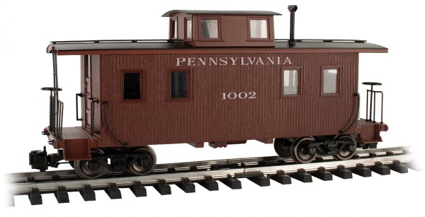 (image for) Pennsylvania #1002 - Eight-Wheel Center-Cupola Caboose (LS) [WF]