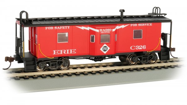 (image for) Erie - Bay Window w/ Roof Walk Caboose (HO Scale)