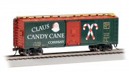 (image for) 40' Box Car - Claus Candy Cane Co.