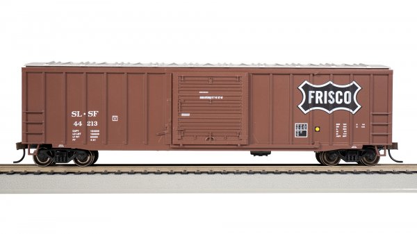 (image for) 50' Outside Braced Box Car with Flashing End of Train Device - Frisco #44213