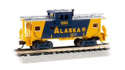 Bachmann Trains HO Scale Wide-Vision Caboose - Erie Lackawanna #C365 Model Railroad Car