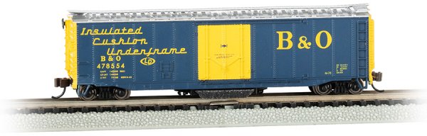 (image for) Track-Cleaning 50' Plug-Door Box Car - B&O® #478554