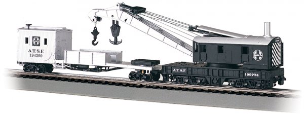 (image for) 250-Ton Steam Crane & Boom Tender - Santa Fe