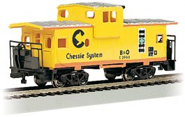 Chessie® - Yellow - 36' Wide-Vision Caboose (HO Scale)