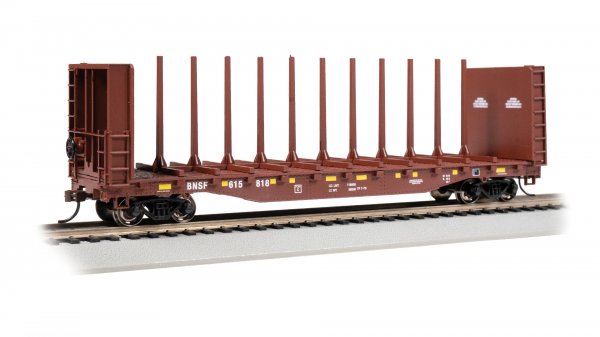 (image for) 52' Center-Beam Flatcar - BNSF #615818