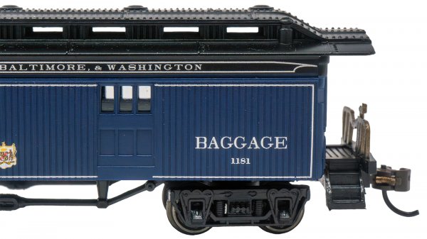 (image for) Old Time Baggage Car - Baltimore & Ohio® #1181