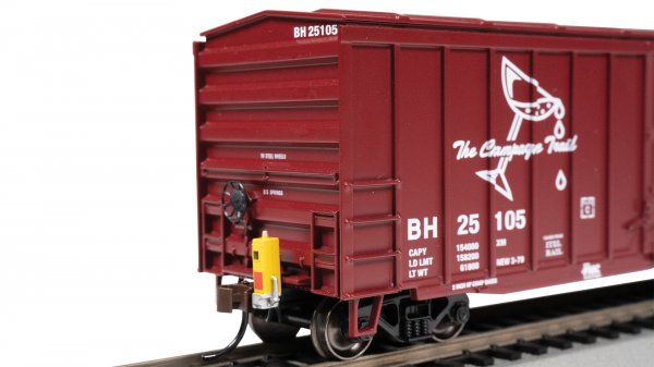 (image for) 50' Outside Braced Box Car with Flashing End of Train Device - Bath & Hammondsport #25105