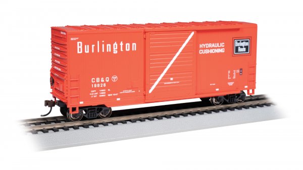 (image for) 40' Hi-Cube Boxcar - Burlington #19826