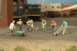 Construction Workers - HO Scale