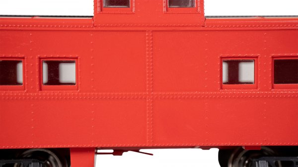 (image for) Northeast Steel Caboose - Painted, Unlettered, Red